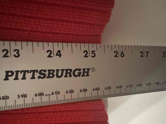 Philosophy Sweater Womans Size XL Bright Red Cable Knit Crew Neck Soft Casual - Picture 7 of 9